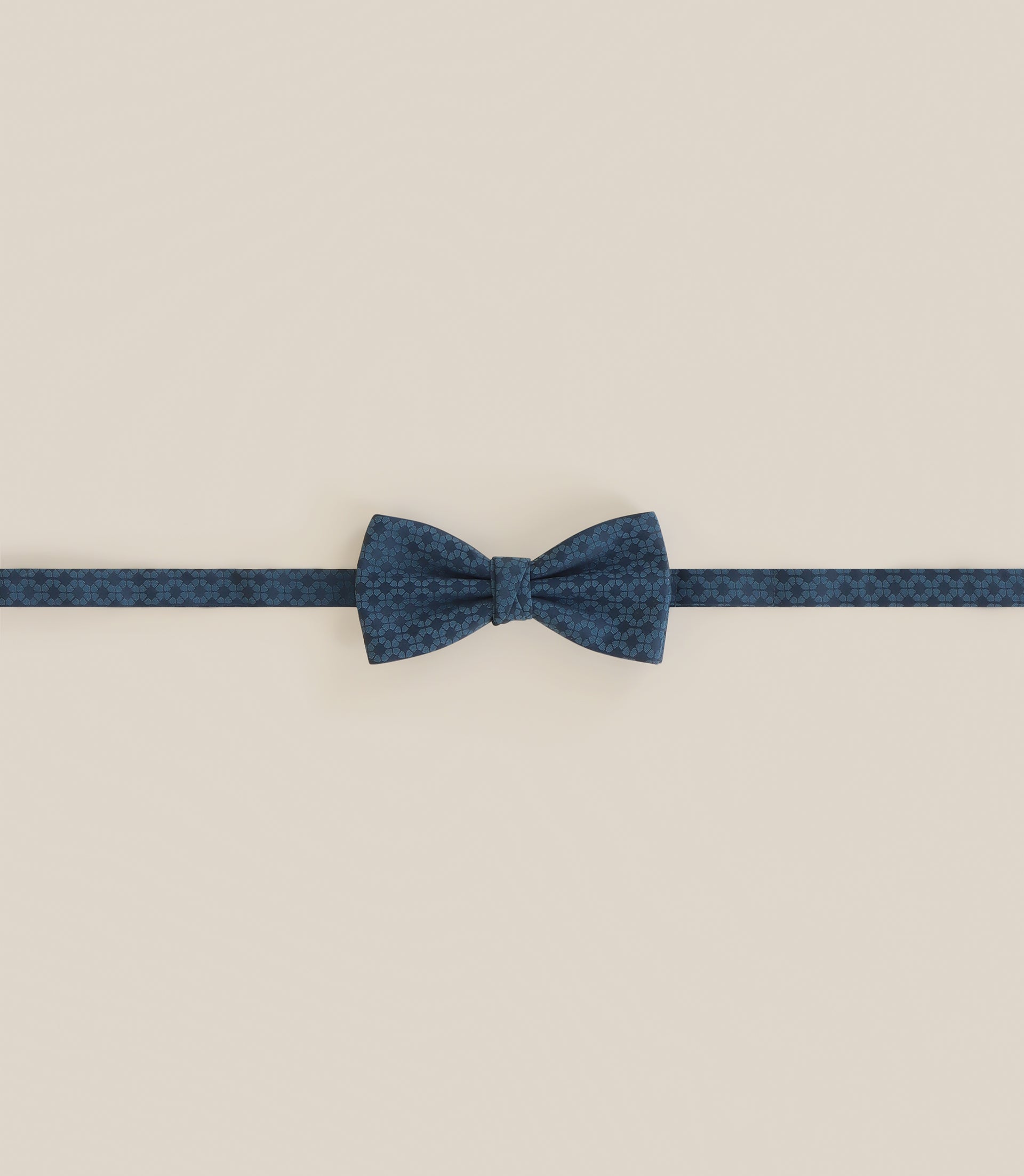 Noeud papillon à motifs bleu vert - IZAC