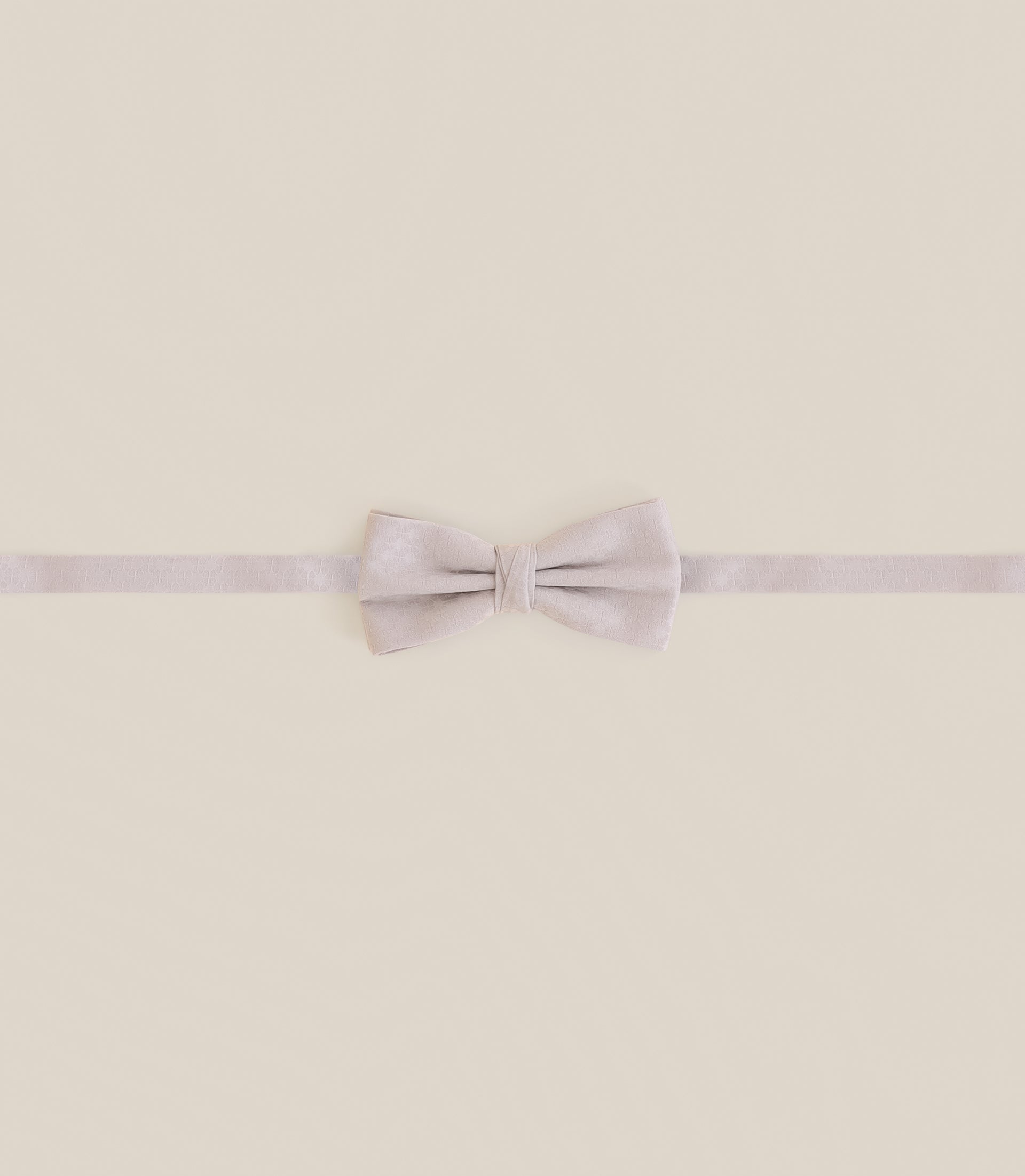 Noeud papillon à motifs beige - IZAC