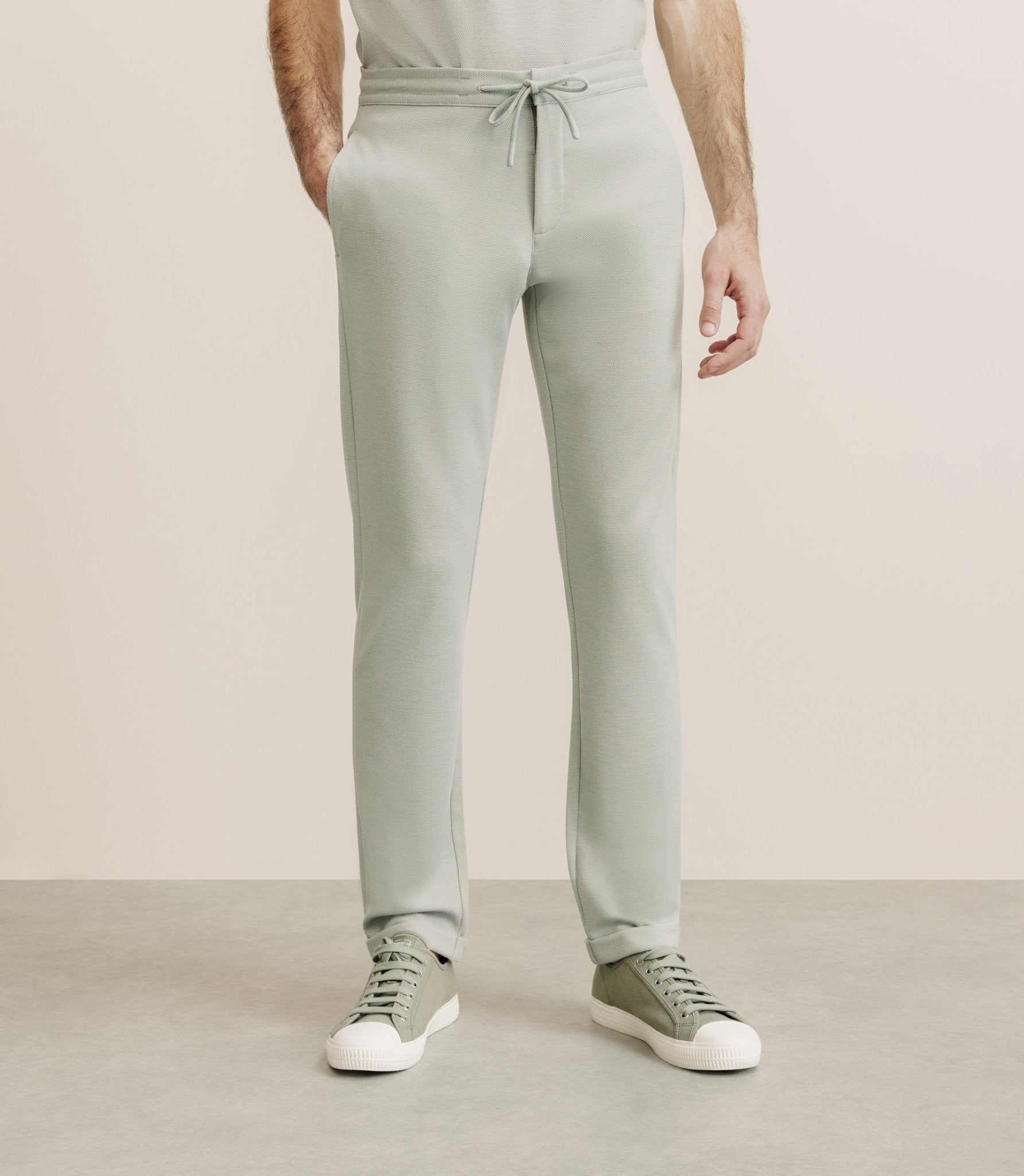 Pantalon élastiqué kaki - IZAC