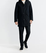 Parka à capuche noire - IZAC