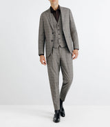 Veste ville prince de galle marron - IZAC
