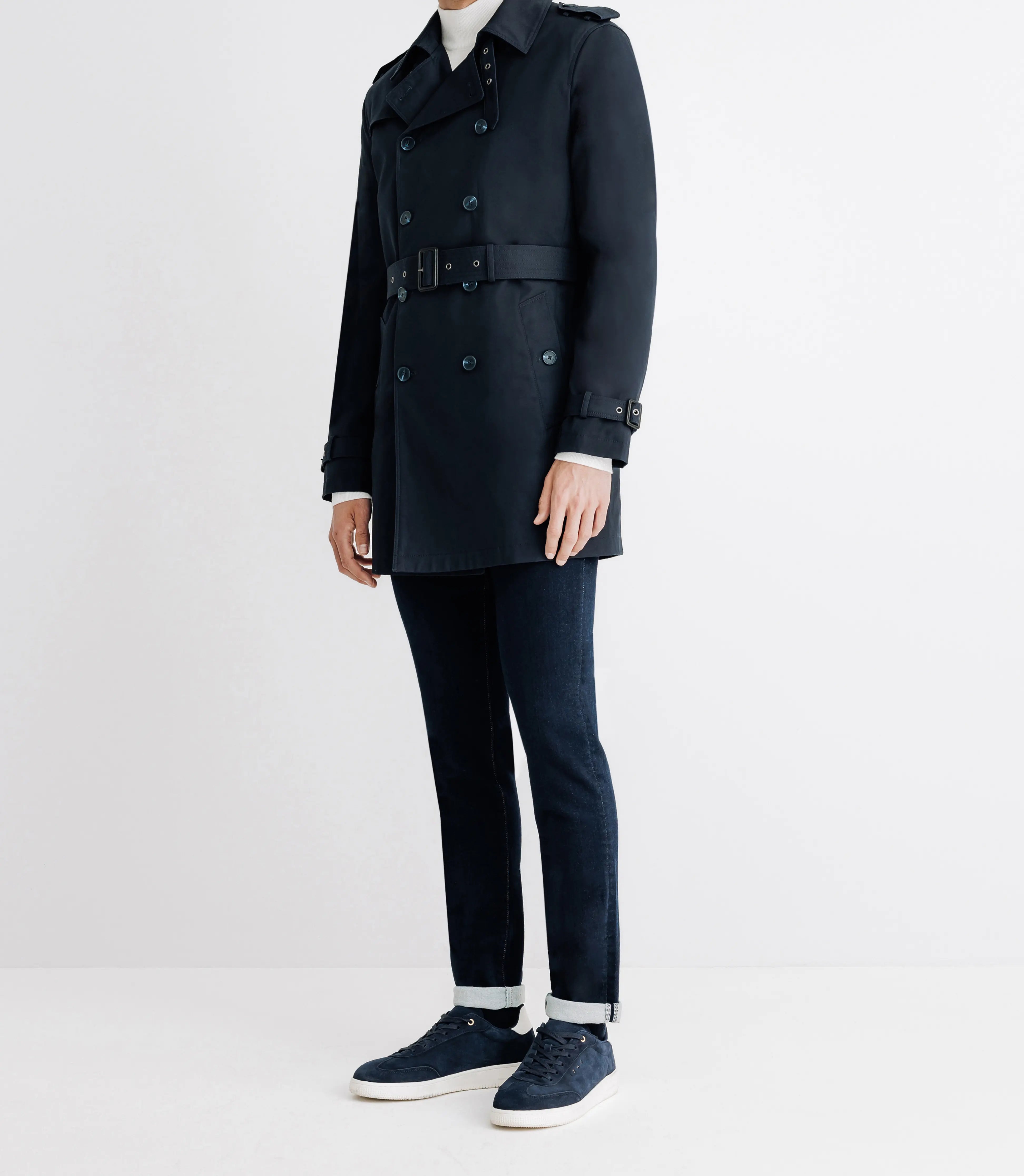 Trench croisé marine - IZAC