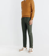 Pull coton/cachemire col zippé camel - IZAC