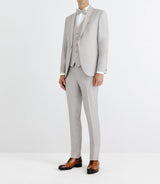 Costume col châle gris