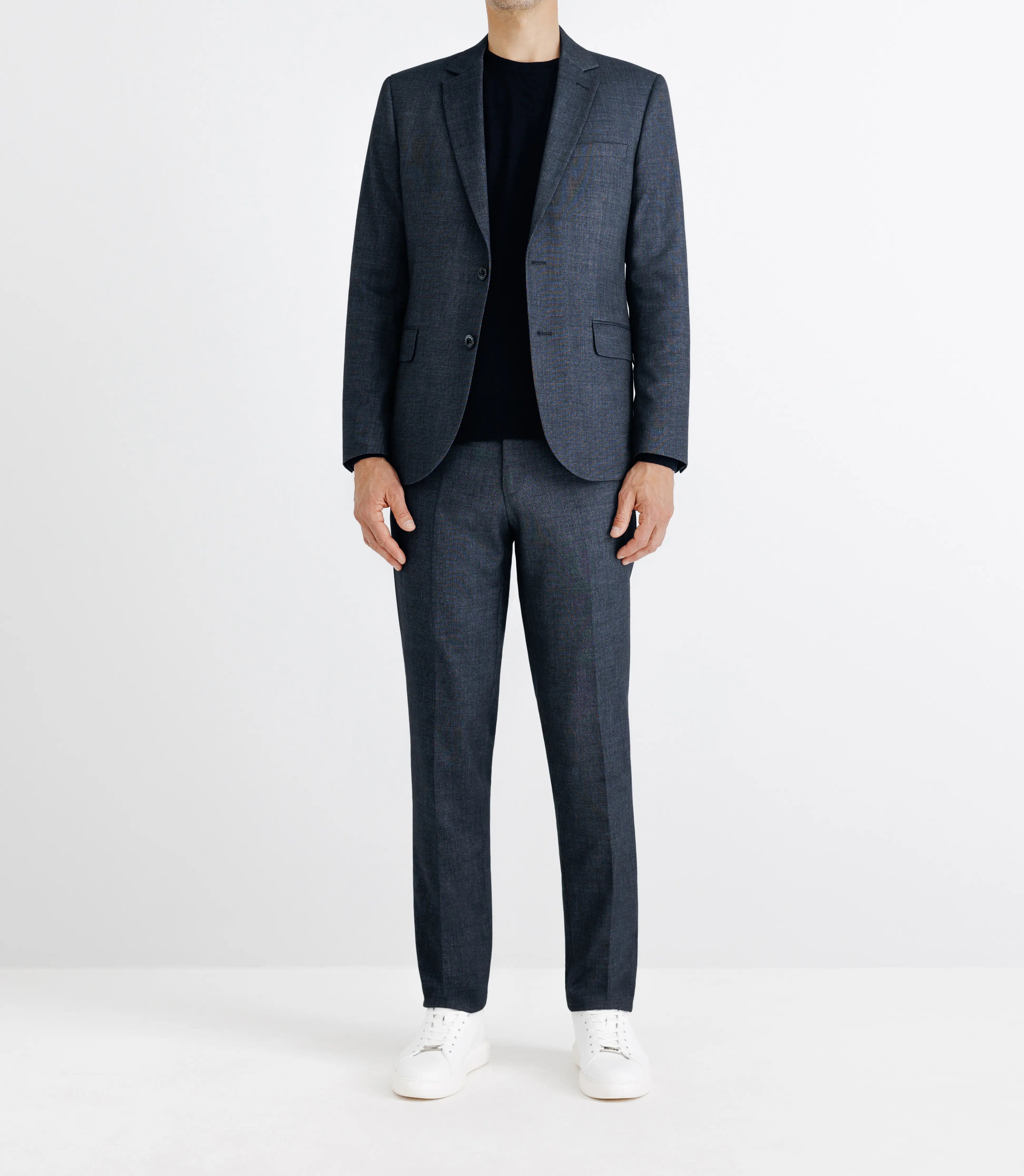 Costume avec 2 boutons bleu denim - IZAC