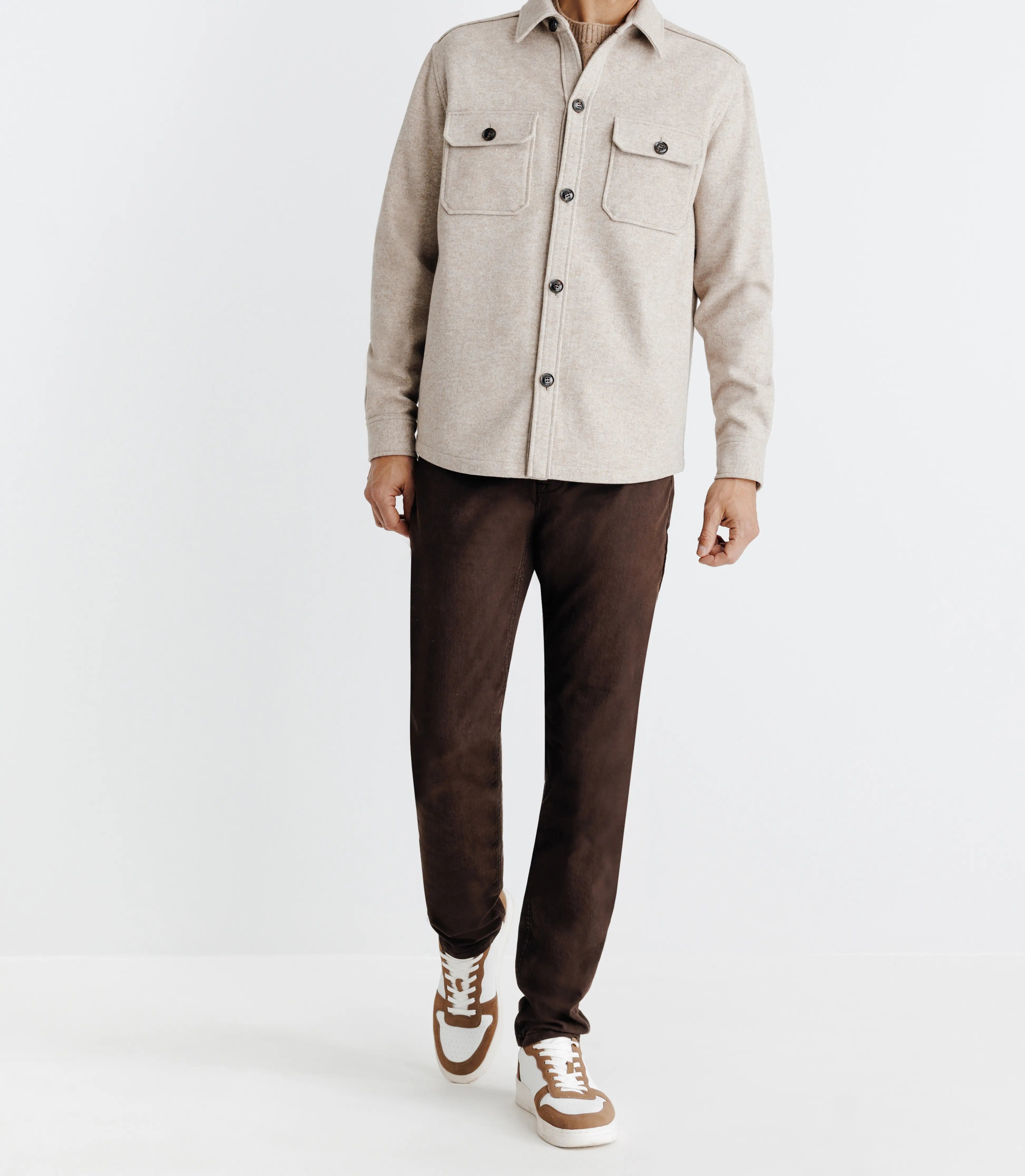 Veste avec poches beige - IZAC