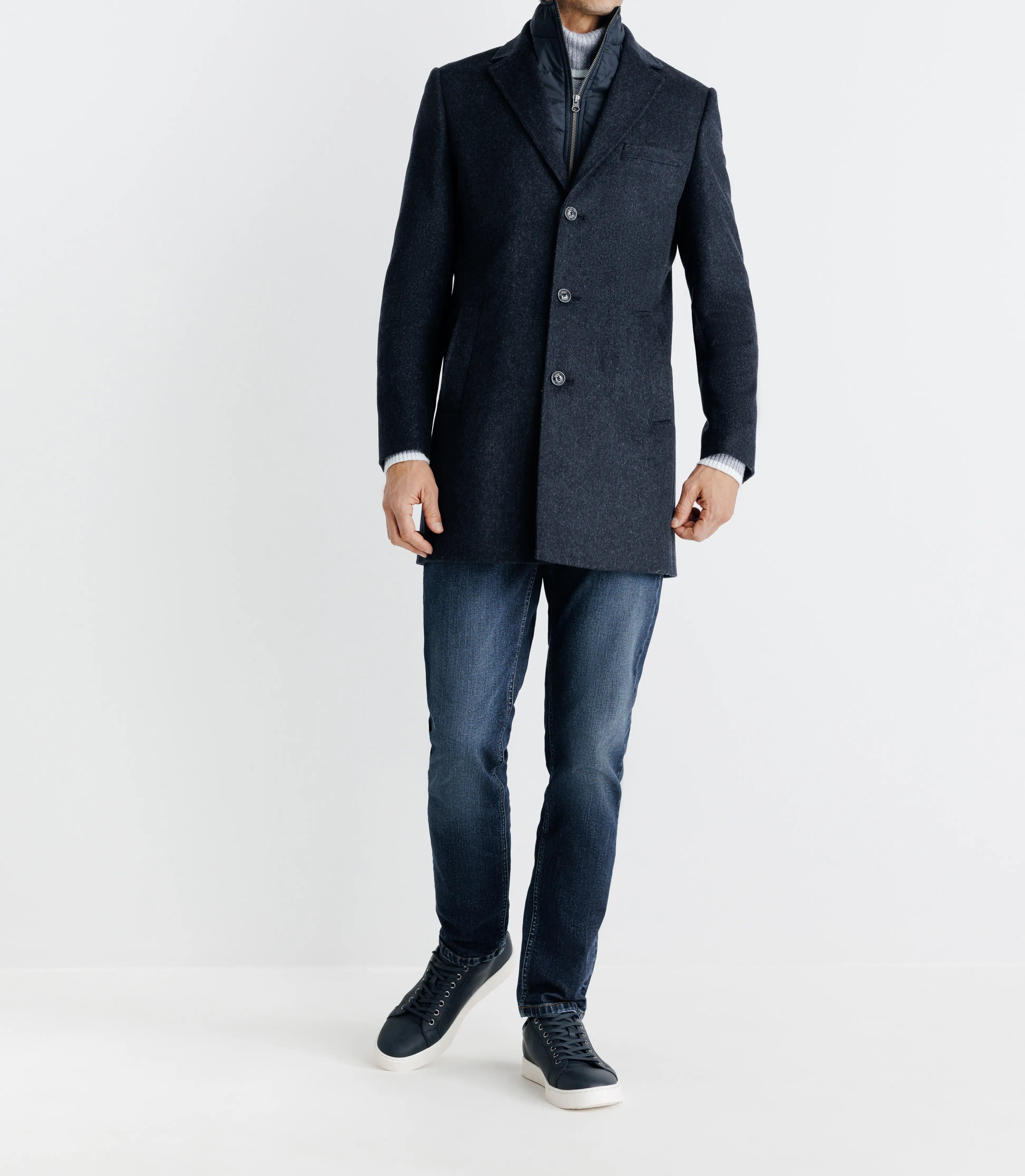 Manteau ville parementure bleu - IZAC