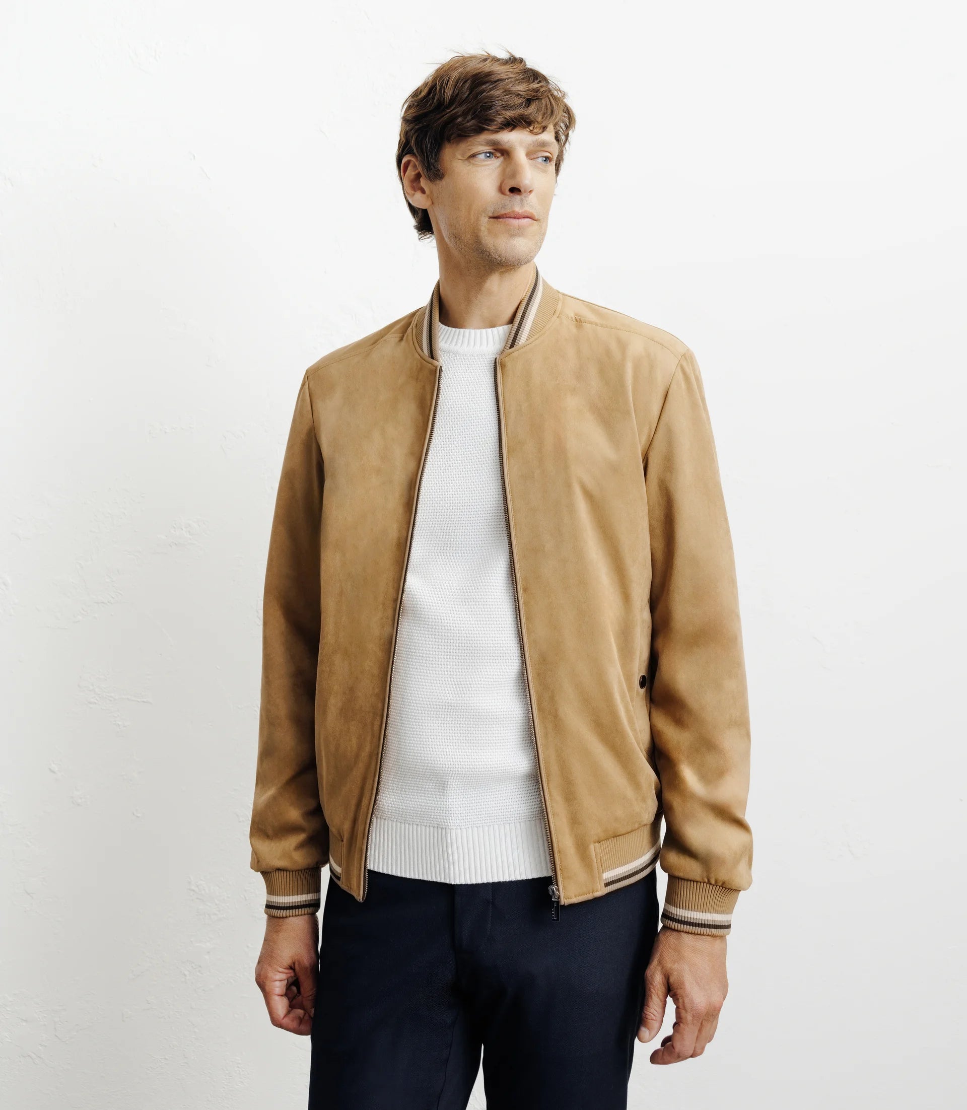 Blouson col teddy camel - IZAC