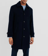 Manteau long droit marine - IZAC