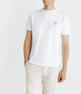 T-shirt avec broderie blanc - IZAC