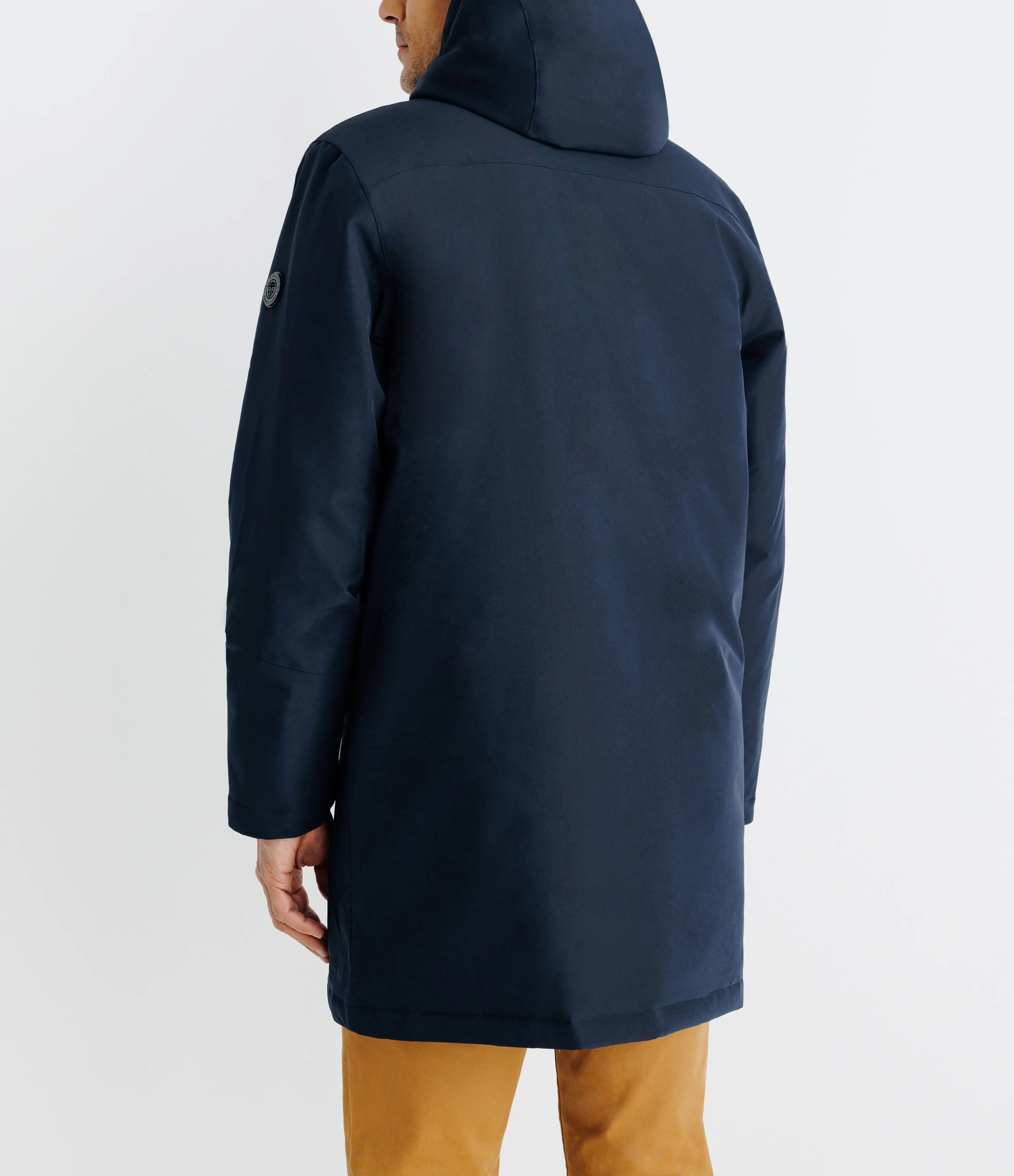 Parka à capuche marine - IZAC