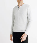 T-shirt avec boutons gris - IZAC