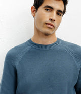Pull col rond jeux de points canard - IZAC