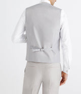 Gilet de costume cérémonie gris