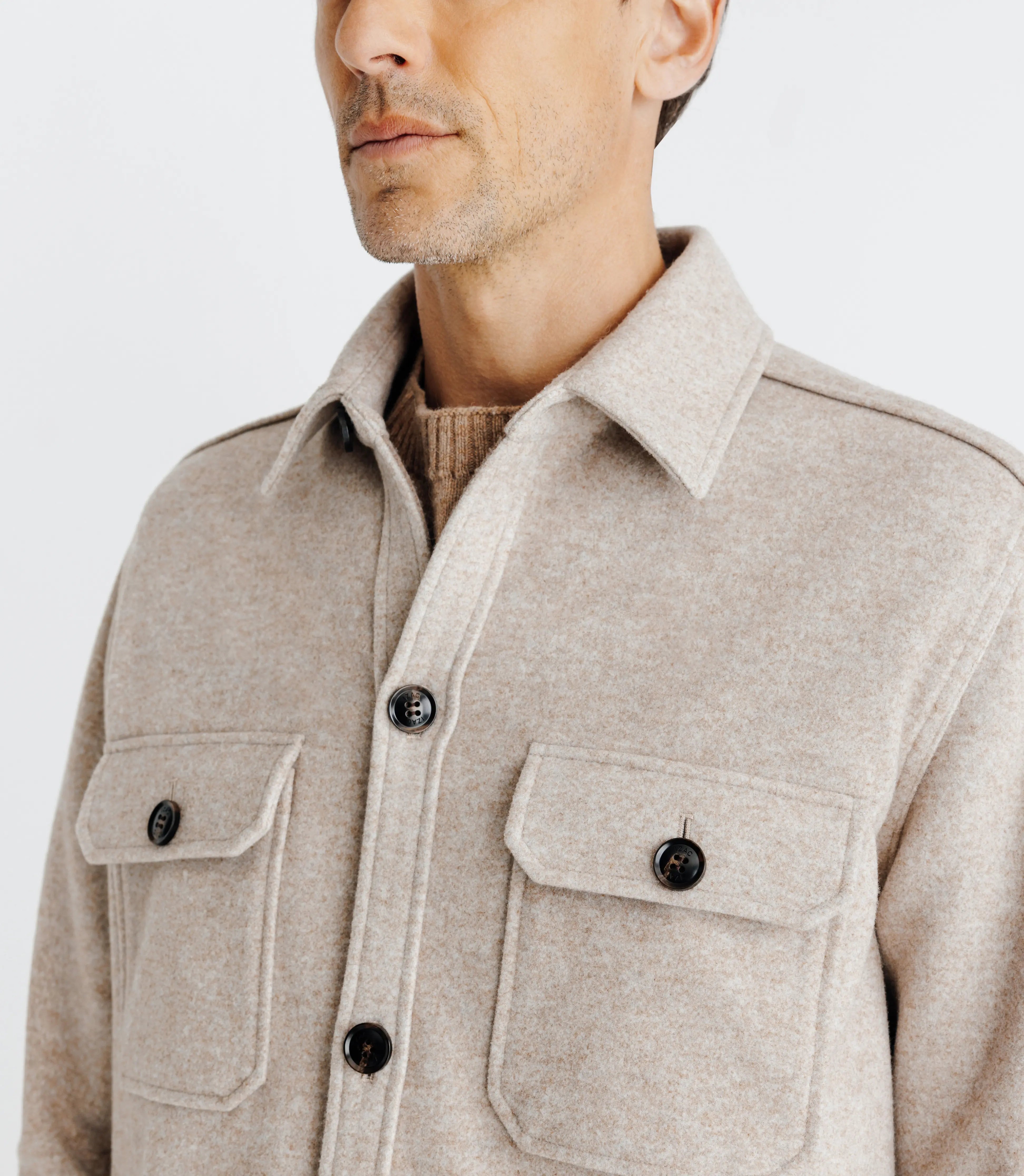 Veste avec poches beige - IZAC