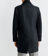 Manteau ville parementure gris - IZAC
