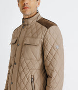 Blouson déperlant col montant beige - IZAC