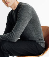 Pull col rond 100% cachemire anthracite - IZAC