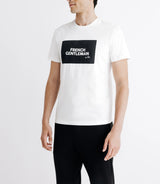 T-shirt avec écriture blanc - IZAC