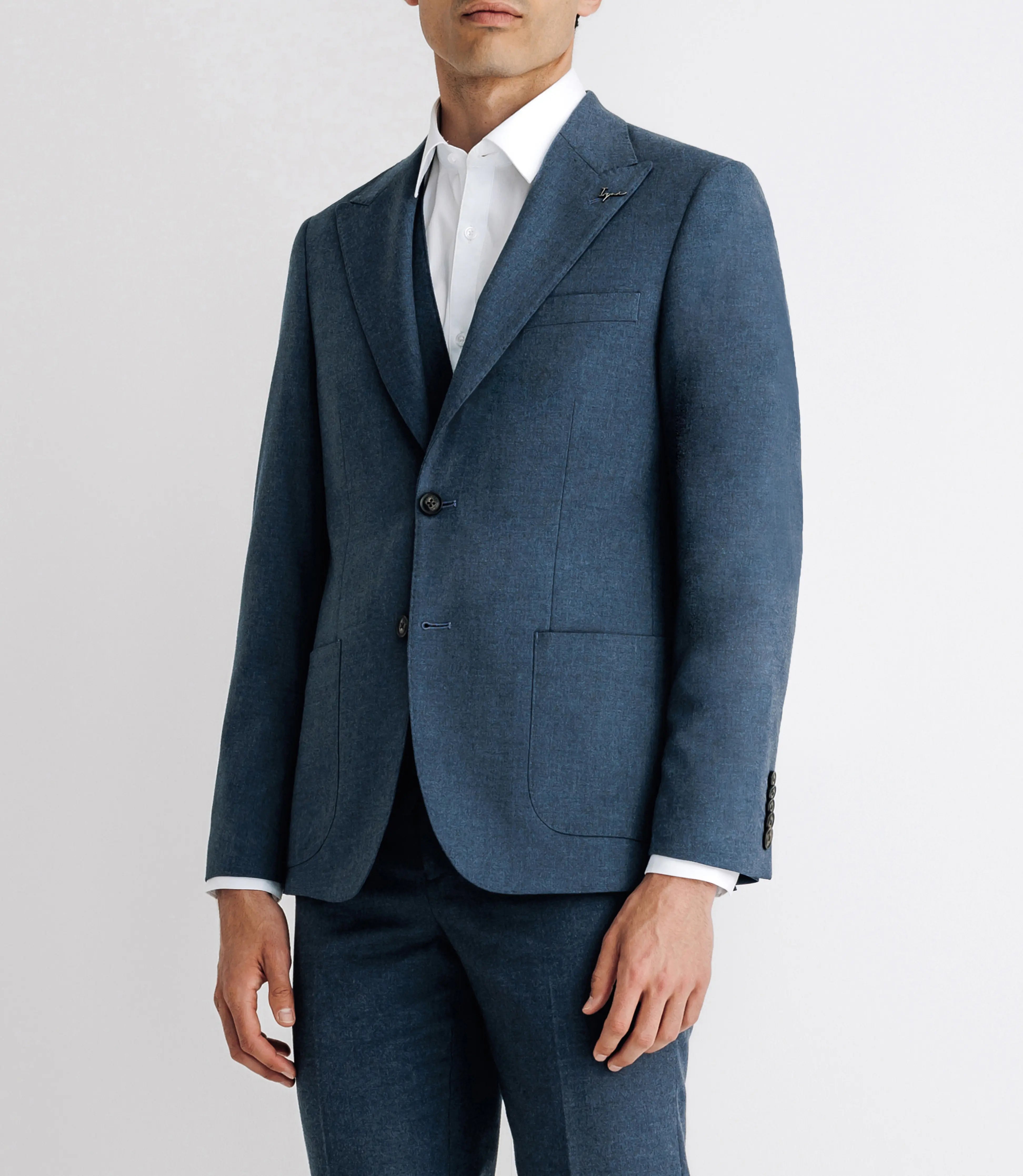 Veste ville séparable ajustée bleue - IZAC