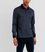 Polo en maille marine - IZAC