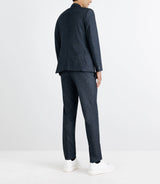 Costume avec 2 boutons bleu denim - IZAC