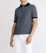 Polo boutonné marine - IZAC