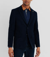 Veste en velours fantaisie marine - IZAC