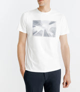 T-shirt manches courtes avec motifs blanc - IZAC