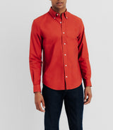 Chemise avec col boutonné orange - IZAC