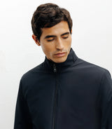 Blouson col chemise marine - IZAC
