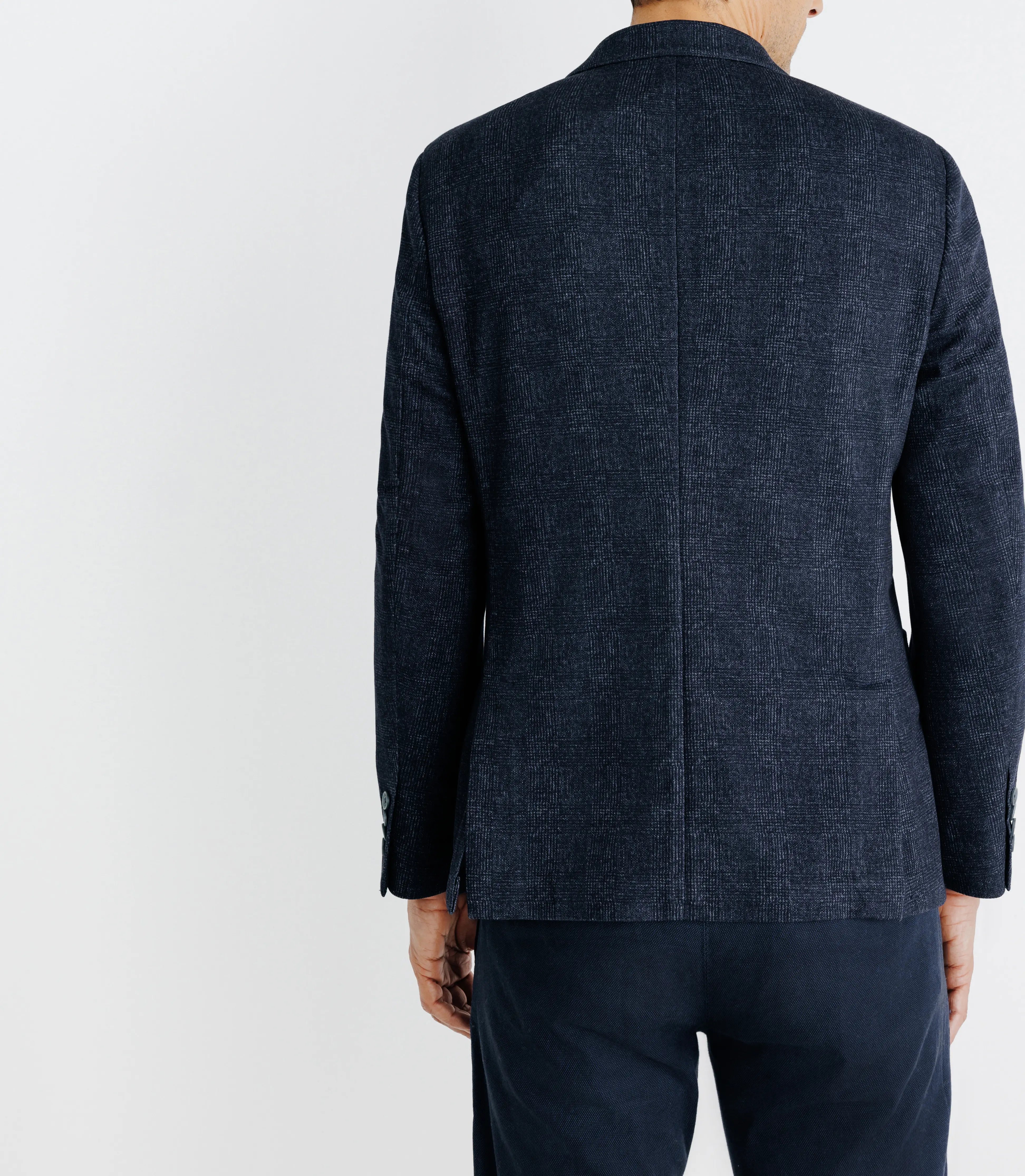 Veste casual en maille marine - IZAC