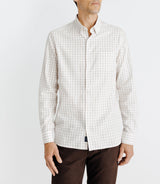 Chemise avec carreaux beige - IZAC