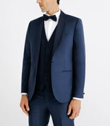Costume col châle marine