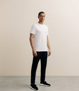 T-shirt col rond blanc - IZAC