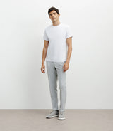 T-shirt col rond blanc - IZAC