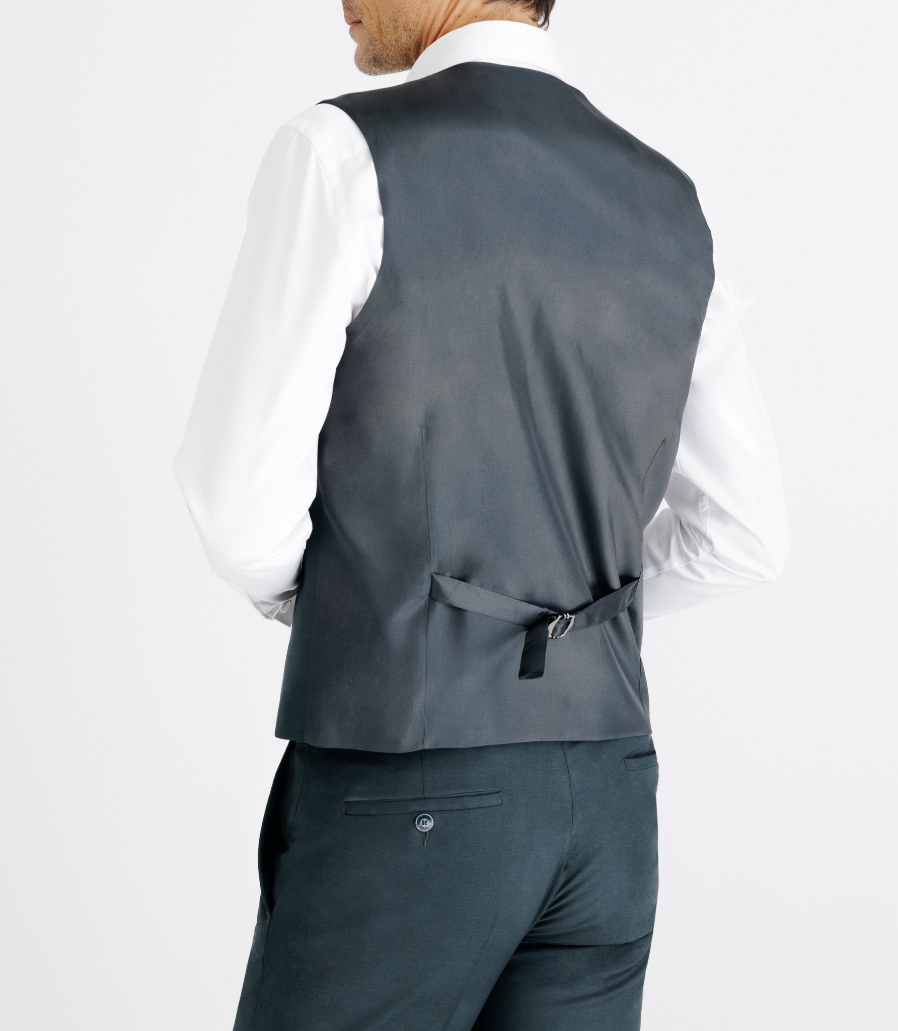 Gilet ville aspect brillant vert foncé - IZAC