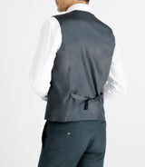 Gilet ville aspect brillant vert foncé - IZAC