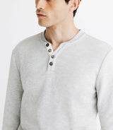 T-shirt avec boutons gris - IZAC