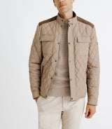 Blouson déperlant col montant beige - IZAC