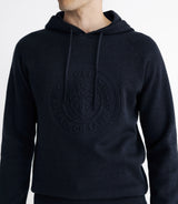 Pull à capuche marine - IZAC