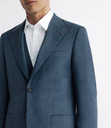 Veste ville séparable ajustée bleue - IZAC