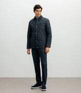 Blouson col chemise marine - IZAC
