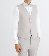 Gilet de costume cérémonie gris