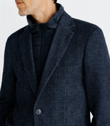 Veste casual en maille marine - IZAC