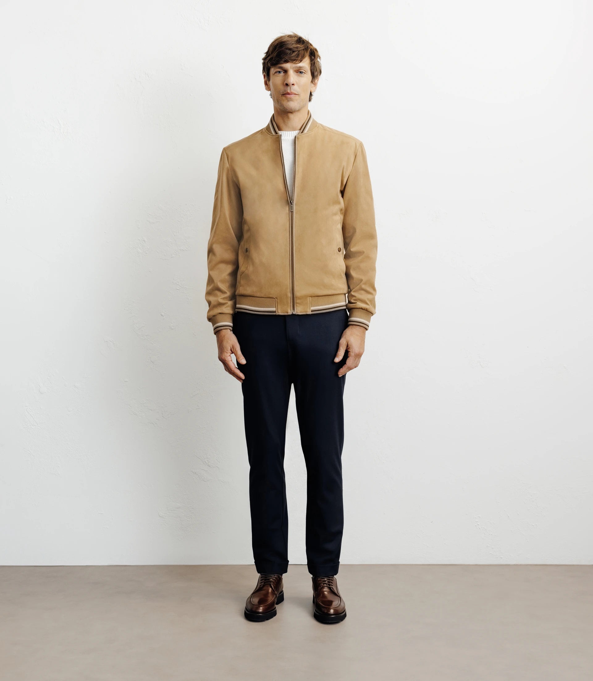 Blouson col teddy camel - IZAC
