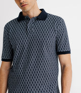 Polo boutonné marine - IZAC