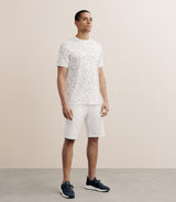 T-shirt à fleurs blanc - IZAC