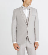 Costume col châle gris