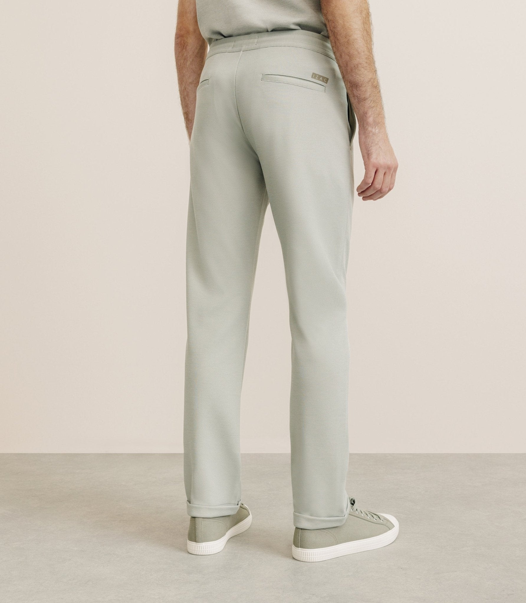 Pantalon élastiqué kaki - IZAC